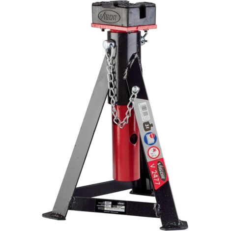 Facom Unterstellbock Paar – 6t Tragfähigkeit, 11 Höhenstellungen Von 400–620 Mm