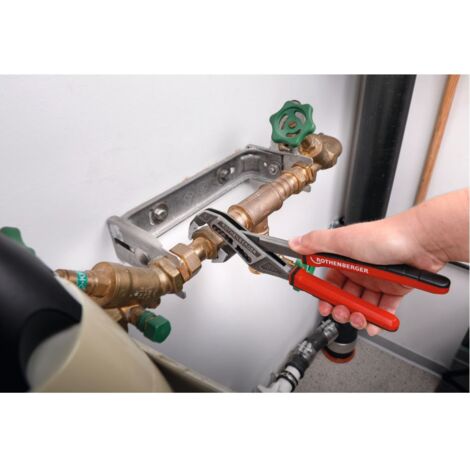 Rothenberger ROGRIP M Wasserpumpenzange 10 Zoll - Für Rohre Bis 2 Zoll