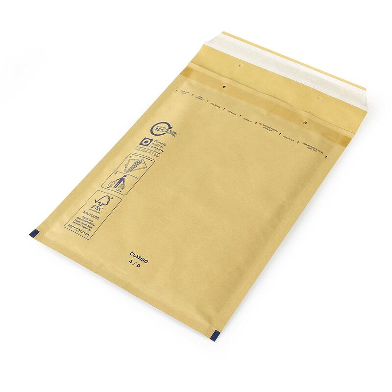 Buste Imbottite Per Spedizione 15 Buste Di Spedizione Bianche In Polietilene, Misura 7,5x10,5 Pollici, Spessore 2,35 Mil, 100% Riciclabili Buste Spedizione Polietilene - Foto 2