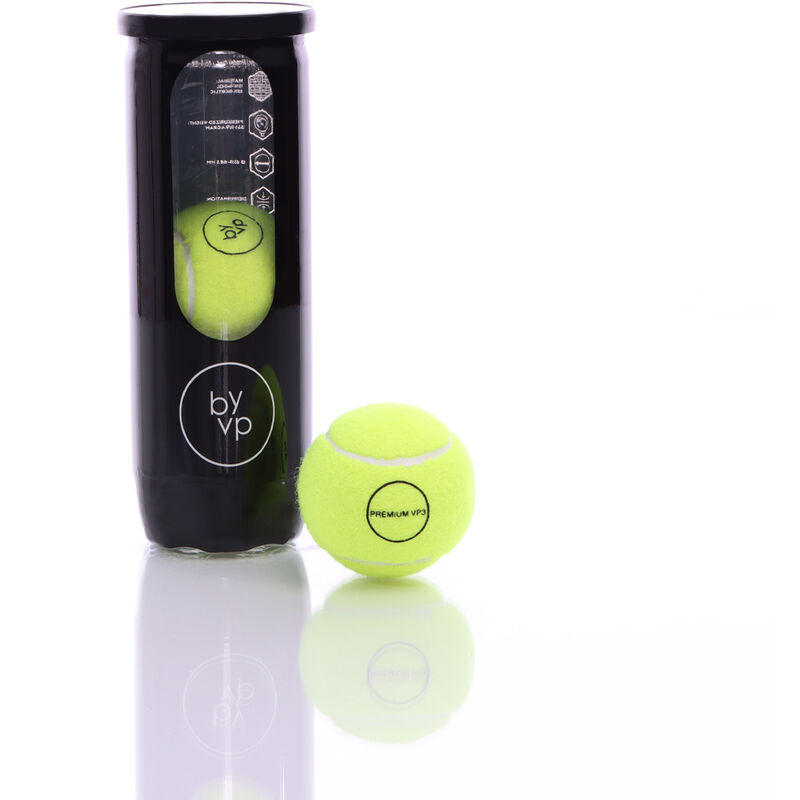 LUXTRI Set di palline da padel PREMIUM Tubo con 3 palline gialle per  principianti e professionisti