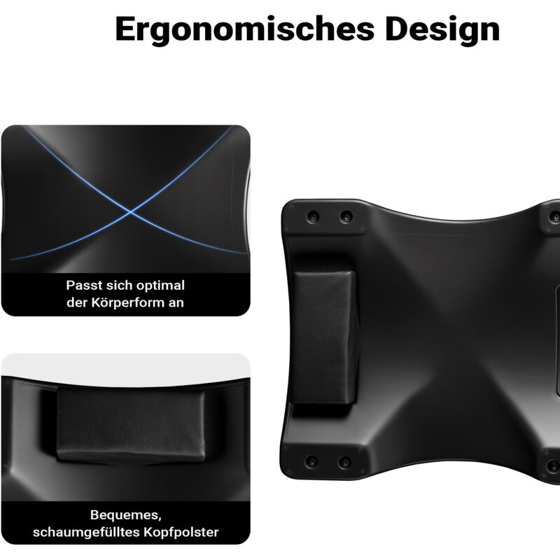 Sdraio Da Meccanico 90x40 Cm - Lettino Sottoauto Con Rotelle E Portaattrezzi - Foto 8