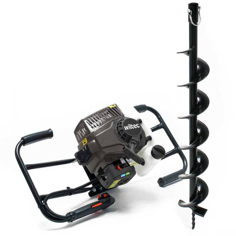 Punta Elicoidale Wiltec 100mm Per Mototrivella - Coclea In Ghisa Per Fori Profondi E Precisi - Foto 10