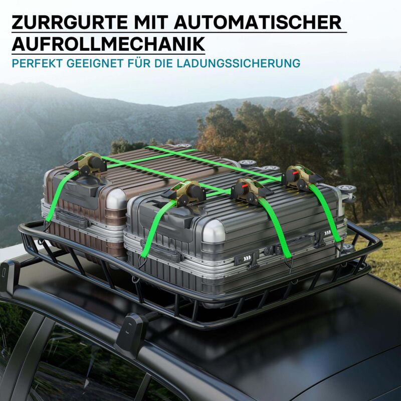 CONNEX - 1 CINGHIA DI FISSAGGIO CON CRICCHETTO 2MT X 18 MM CARICO 100KG - Foto 11