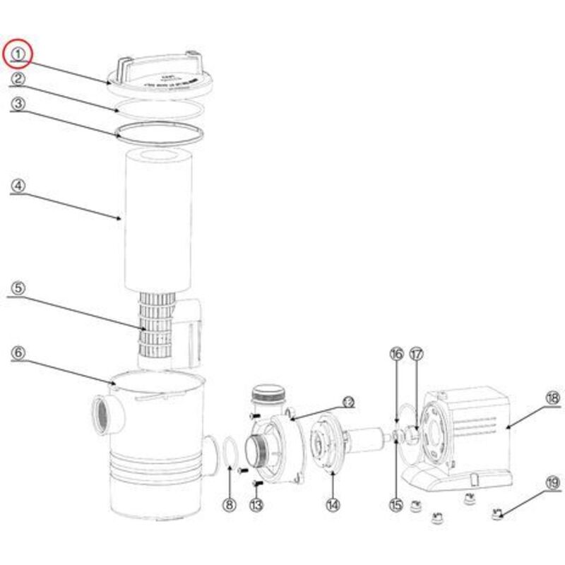 Yeesonda PP217 Kit de réglage de la pompe et kit de filtre PP214 avec couvercle de filtre M16545FF pour radiateurs Remington