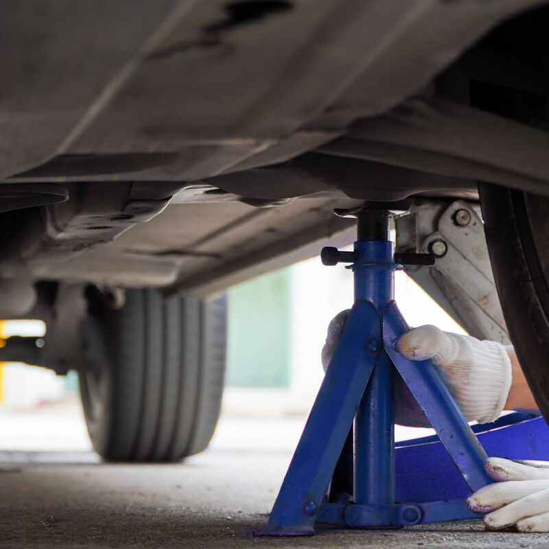 4 Cavalletti Regolabili Per Roulotte - Alluminio, 280-435mm, Portata 1000kg, Per Camper