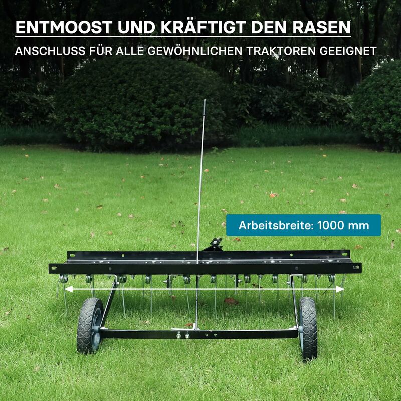 Scarificatore A Molle Per Trattorino - Larghezza 120 Cm, Per Arieggiatura Del Prato - Foto 8