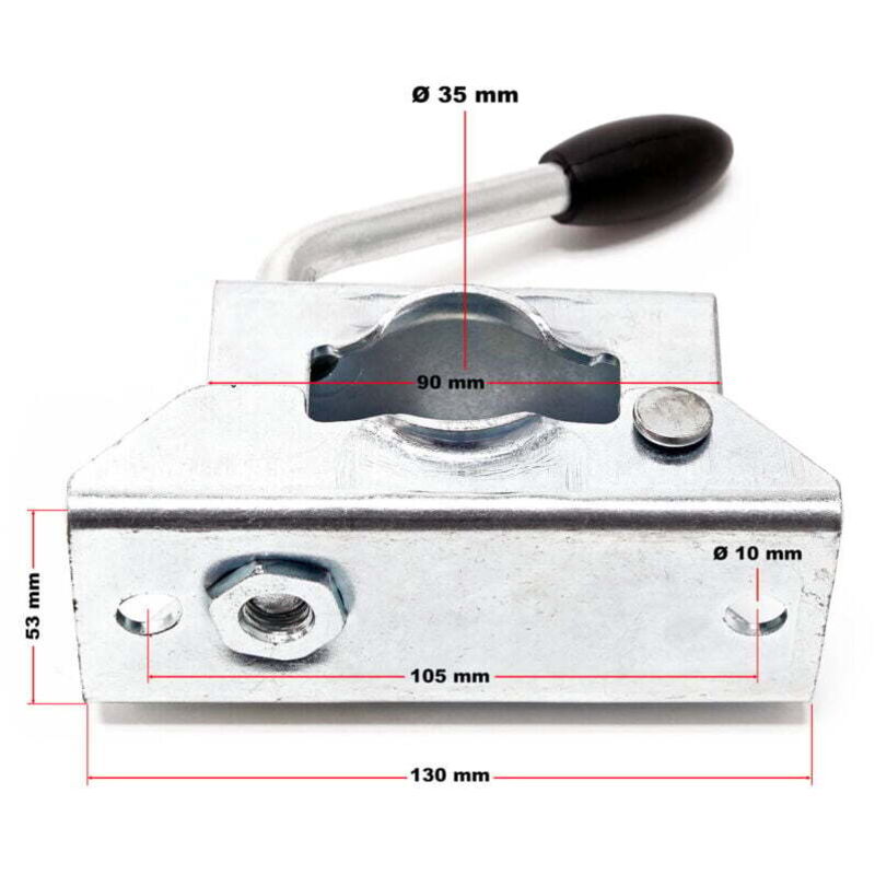 Morsetto Sollevamento Pietre TaNeHaKi - Regolabile, Carico 300 Kg, Con Anello Per Gru