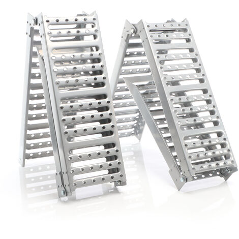 Rampe Di Carico 2 X Alluminio Pieghevole Rampa Di Carico Rampa Moto - Foto 3