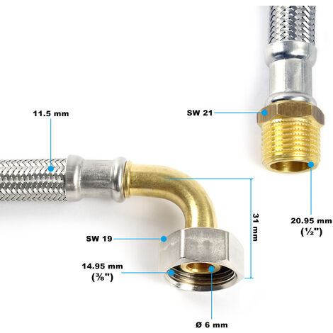 Flessibile Corazzato Antivibrazione Mf 1 1/4 Mm. 600 PARIGI - 668442443600 - Foto 8