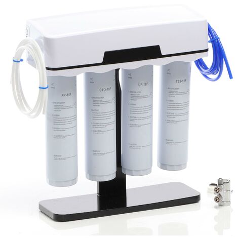 4 Filtri Di Ricambio Per Sistemi Berkey: 2 Filtri Neri BB9-2 E 2 Filtri Al Fluoro PF-2. Compatibili Con La Maggior Parte Dei Modelli Berkey. Riduzione Di Cloro, Sedimenti E Fluoro.