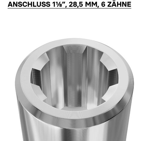 Boccola Per Albero Cardanico Tipo D 60mm Per Giunto Scanalato Da 1 3/8" 21D 21 Scanalature Trattore - Foto 5