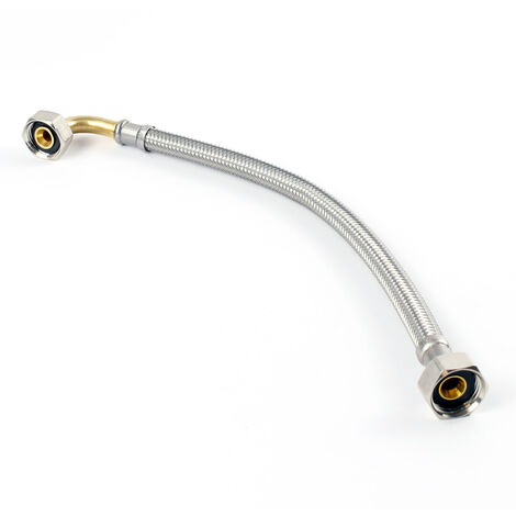 Tubo Flessibile Calza Inox Dn8 Raccordi 3/8" - M10x1 L 500mm P Di Lavoro 10bar - Foto 5