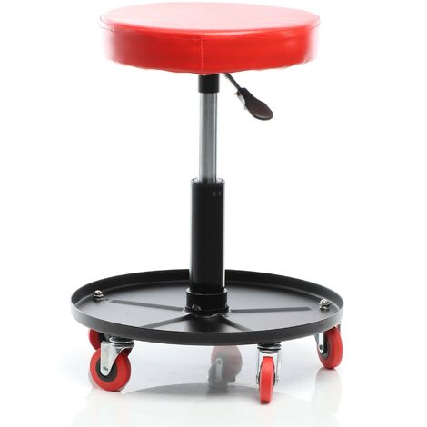 Sgabello Officina SOGI X4-02 Regolabile In Altezza - Girevole Con Pistone Pneumatico E Vano Portaoggetti - Foto 11