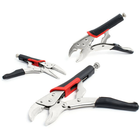 Set 3 Pinze Professionali - Universale, Tronchese E Becchi Lunghi (190-210mm) - Foto 7