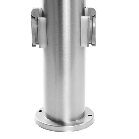 Colonna Multipresa Da Esterno Wiltec - 2 Prese 230V, IP44, Acciaio, Per Giardino - Foto 11