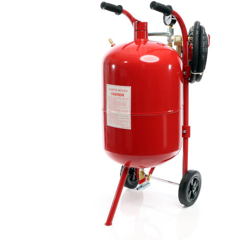 XPOtool Sabbiatrice portatile da 38 L Attrezzo per sabbiatura ad aria compressa con accessori