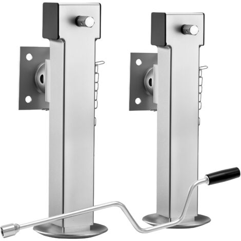 XPOtool Stabilizzatori rimorchio, Set 2 piedi di supporto pieghevoli max 1350 kg a piede