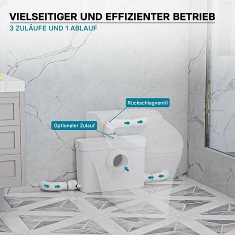 TRITURATORE SANITARIO TIPO SANITRIT 600W per acque reflue e feci