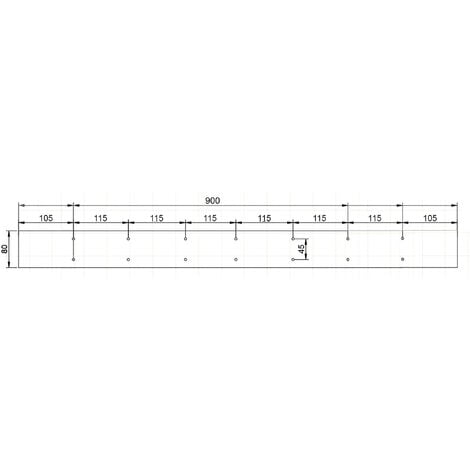 Base per tavolo 90x72 cm verniciatura a polvere nero Telaio per tavoli  gambe tavolo