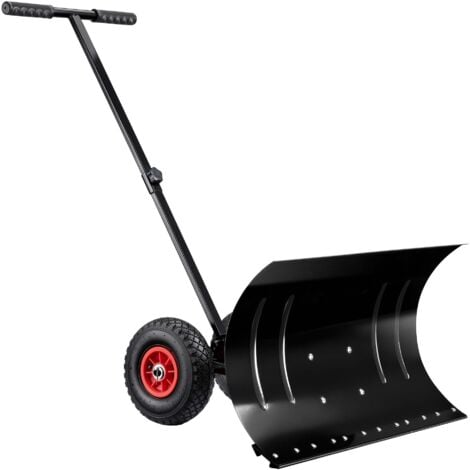 Pala Da Neve FUXTEC Regolabile - Spartineve Con Ruote E Larghezza 75cm | Acciaio Zincato