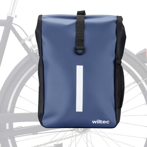 Borsa Bici Multiuso Nera - Impermeabile Con Tasche Multiple E Cinghia Crossbody - Foto 4