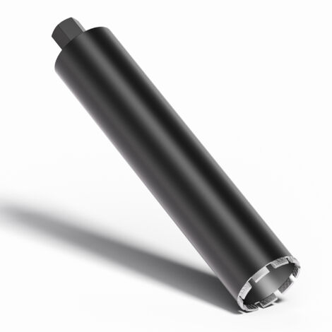 Wiltec Punta diamantata per carotatrice Ø 102 mm, lunghezza 450 mm, UNC 1¼, ingranaggio a denti diritti, rendimento elevato, per carotaggio a umido, corona diamantata per calcestruzzo, pietra, granito