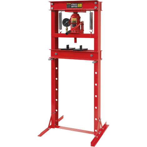 Wiltec Pressa idraulica da officina 20t Pressa a telaio per cuscinetti con manometro