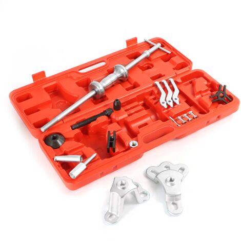 Set estrattore per cuscinetti mozzi ruota 4 e 5 fori con martello scorrevole
