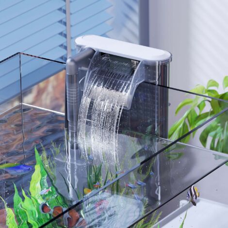 SunSun Filtro Zainetto Acquario 60 Litri - Filtro Esterno Hang-On 500 L/h Silenzioso Con Materiali Filtranti - Foto 5