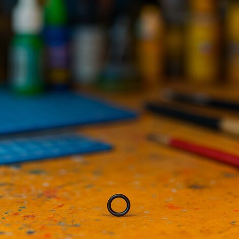 Set con ugello 0,2 mm, ago e anello O-ring per pistola da aerografo