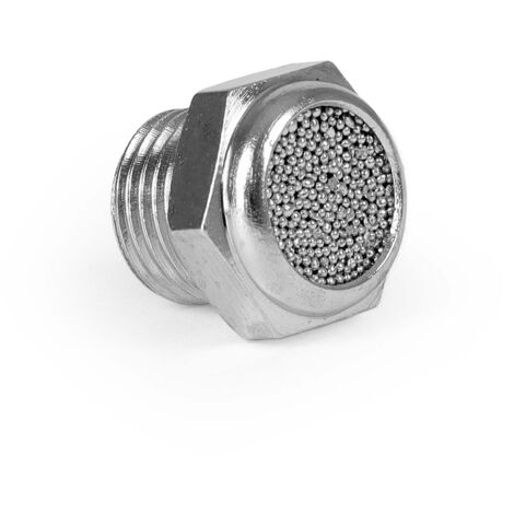 Silenziatore in metallo sinterizzato per compressore per aerografi AS196/AS196A/AS189