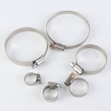 Fascetta Stringitubo Banda Piena 12mm In Acciaio W4, Serraggio 110 P 15475