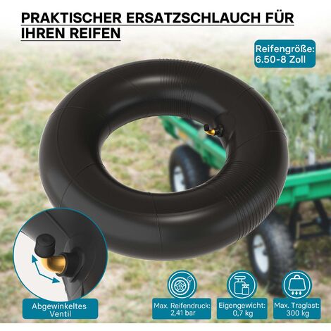 Set 2 Copertoni E 2 Camere D’aria Per Ruote Carriola 4.00 – 8 Valvola - Foto 7