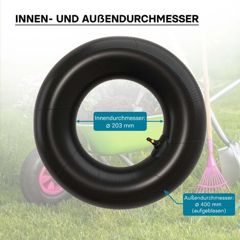 2 Camere D'Aria 4.00-8 - Valvola TR13, Per Carriole/Tosaerba/Trattorini - Foto 2