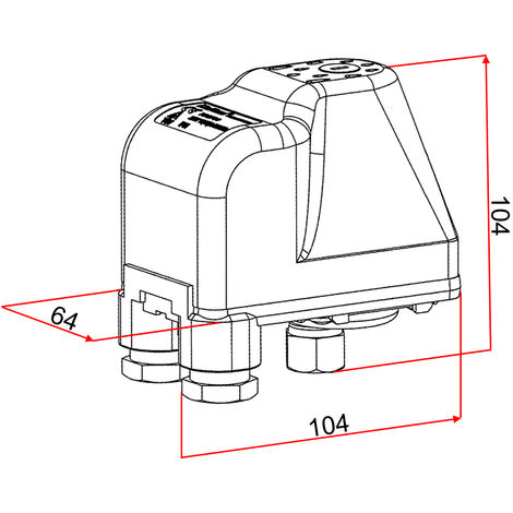 Pressostato SK-9 380V trifase per pompa autoclave elettropompa