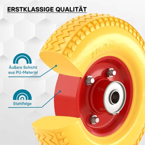Riisoyu 2 Pneumatici Da 2,80/2,50 U2013 4 Pollici, Tubo Per Carriola, Tubo Per - 9
