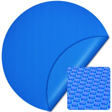 Copertura a bolle d'aria per piscina rotonda Ø 5m blu Protezione isotermica