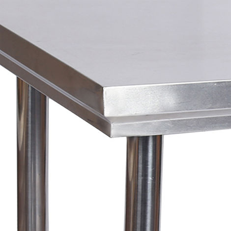 Tavolo di lavoro in acciaio inox 120 x 60 x 85 cm Tavolo da giardino