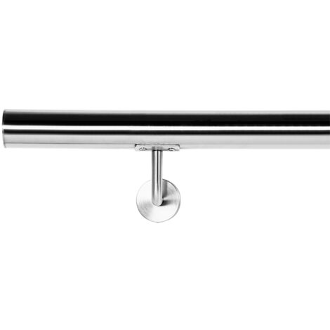 Corrimano Scale In Acciaio Inox V2A Da 100 Cm – Per Interni Ed Esterni, Facile Da Montare