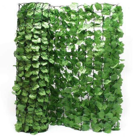 Rete frangivista con foglie artificiali 300cm x 150cm Siepe artificiale