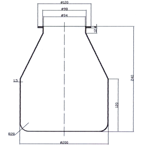 Vaso di espansione 50 l per impianti idrici e sistemi di pressurizzazione  Membrana EPDM Autoclave : : Fai da te