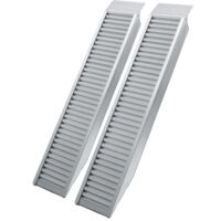 2x rampe di carico per moto e ATV lunghe 161 cm In alluminio Portata max 4050 kg
