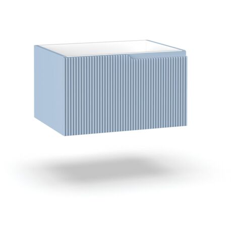 Base portalavabo 1 cestone ZIP azzurro tiffany