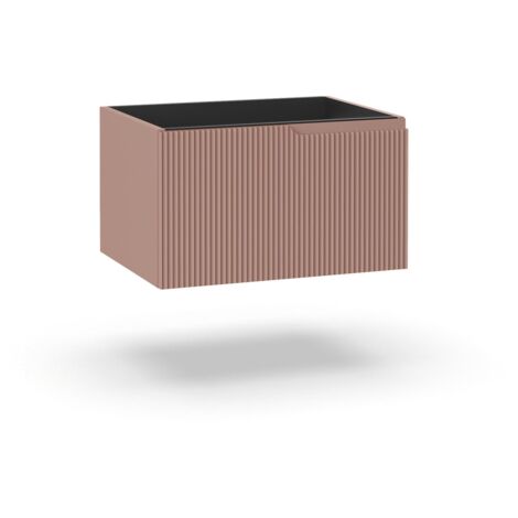 Base portalavabo 1 cestone ZIP rosa cipria