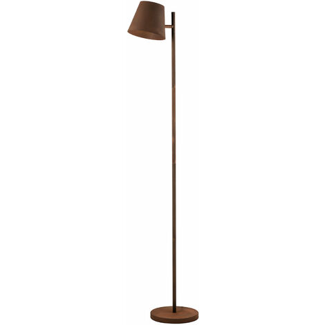 Applique Da Esterno In Alluminio Pressofuso, Finitura Ruggine, Per Lampade E27 Max 100W, Dimensioni 36x25x51 Cm