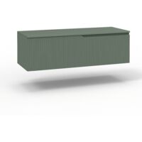 Base con top 1 cestone ZIP verde salvia