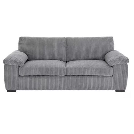 Collingdale Jumbo Cord Fabric 3+2 Sofa Set in Grey