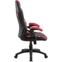GTI RACER Nitro Gaming Chair. Office Desk Chair for Adults, Swivel Ergonomic Computer Chair, High Back Support Racing Chair (Red)
