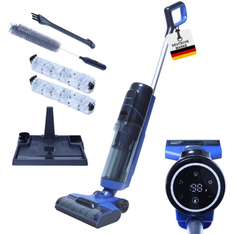 Sommertal W2 Akku Wischsauger  Nass Trockensauger  Waschsauger kabellos  Staubsauger Saugwischer  0,5h Laufzeit  Zubehör HEPA-Filter, Ladestation