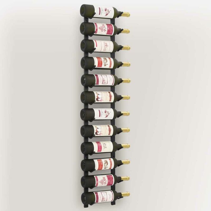 Hommoo Wall Mounted Wine Rack for 12 ...